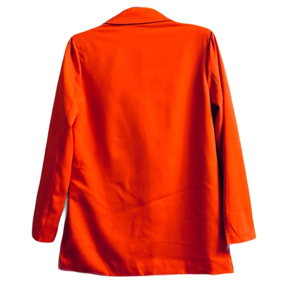 Missguided Orange Blazer Size 6 - Picture 2 of 6